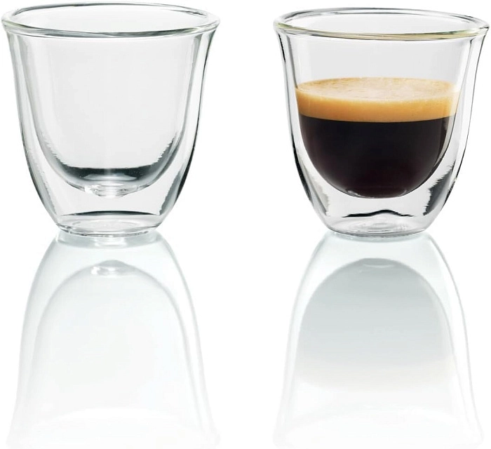De'Longhi espresso dvigubo stiklo puodeliai DLSC310