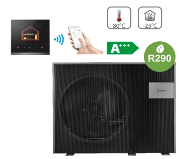 MIDEA M-THERMAL ARCTIC NATURE R290 Monobloko oras- vanduo šilumos siurblys MHC- V8WD2N7-B