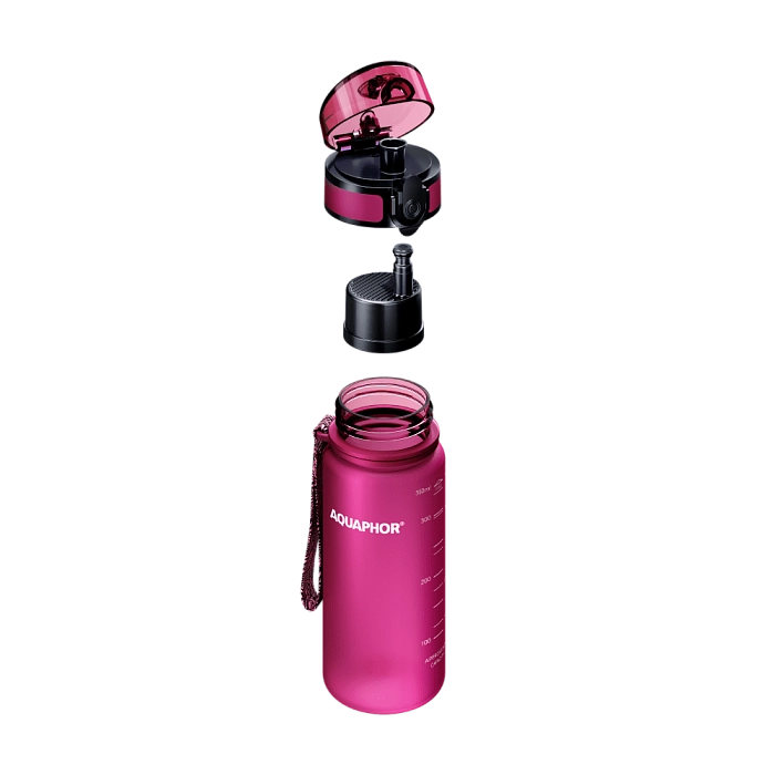 Aquaphor filtruojanti gertuvė City 350 ml  (Rožinė)