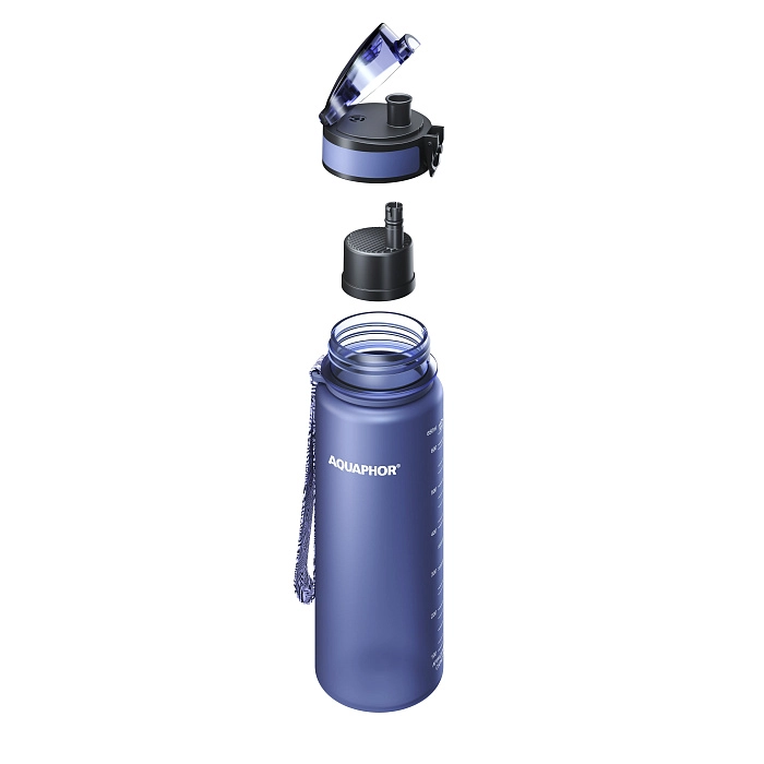 Aquaphor filtruojanti gertuvė City 650 ml (Tamsiai mėlyna)