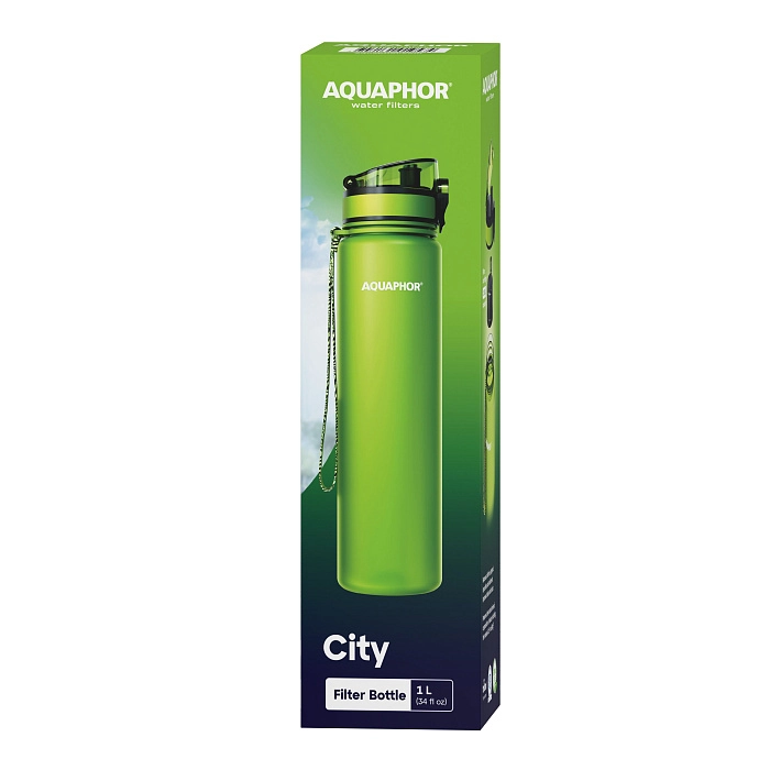 Aquaphor filtruojanti gertuvė City 1 L (Žalsvai Gelsva)