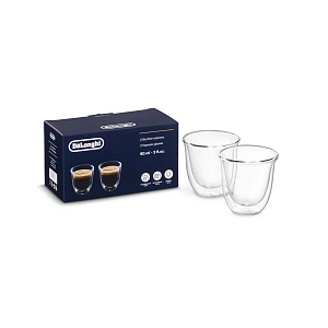 De'Longhi espresso dvigubo stiklo puodeliai DLSC310