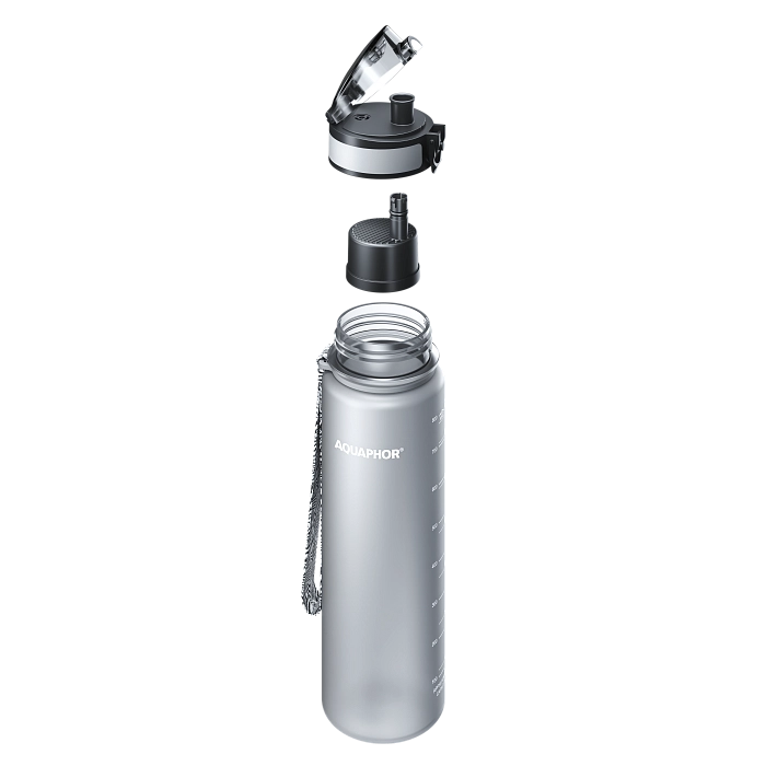 Aquaphor filtruojanti gertuvė City 800 ml (Pilka)