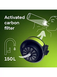 Aquaphor filtruojanti gertuvė City 800 ml (Žalsvai Gelsva)