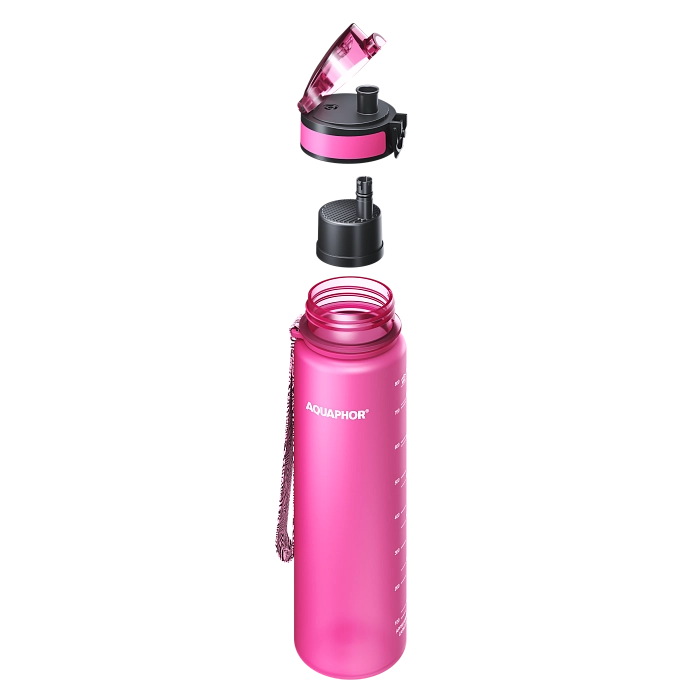 Aquaphor filtruojanti gertuvė City 800 ml (Rožinė)